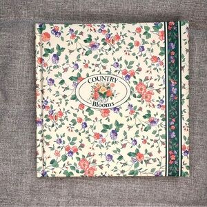 Vtg 1995 NEW American Greetings Country Blooms Journal Hardcover Cottagecore